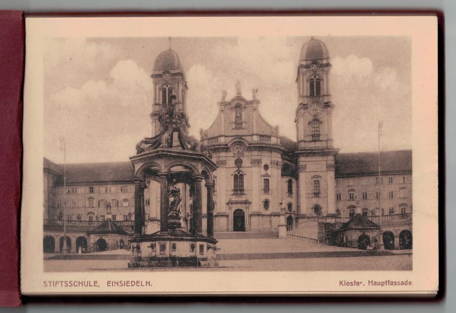 Ansichtskarten: Stiftsschule Einsiedeln, Heft mit 24 Bildkarten, Top-Zustand – Gebraucht aus Frauenfeld von POML 1