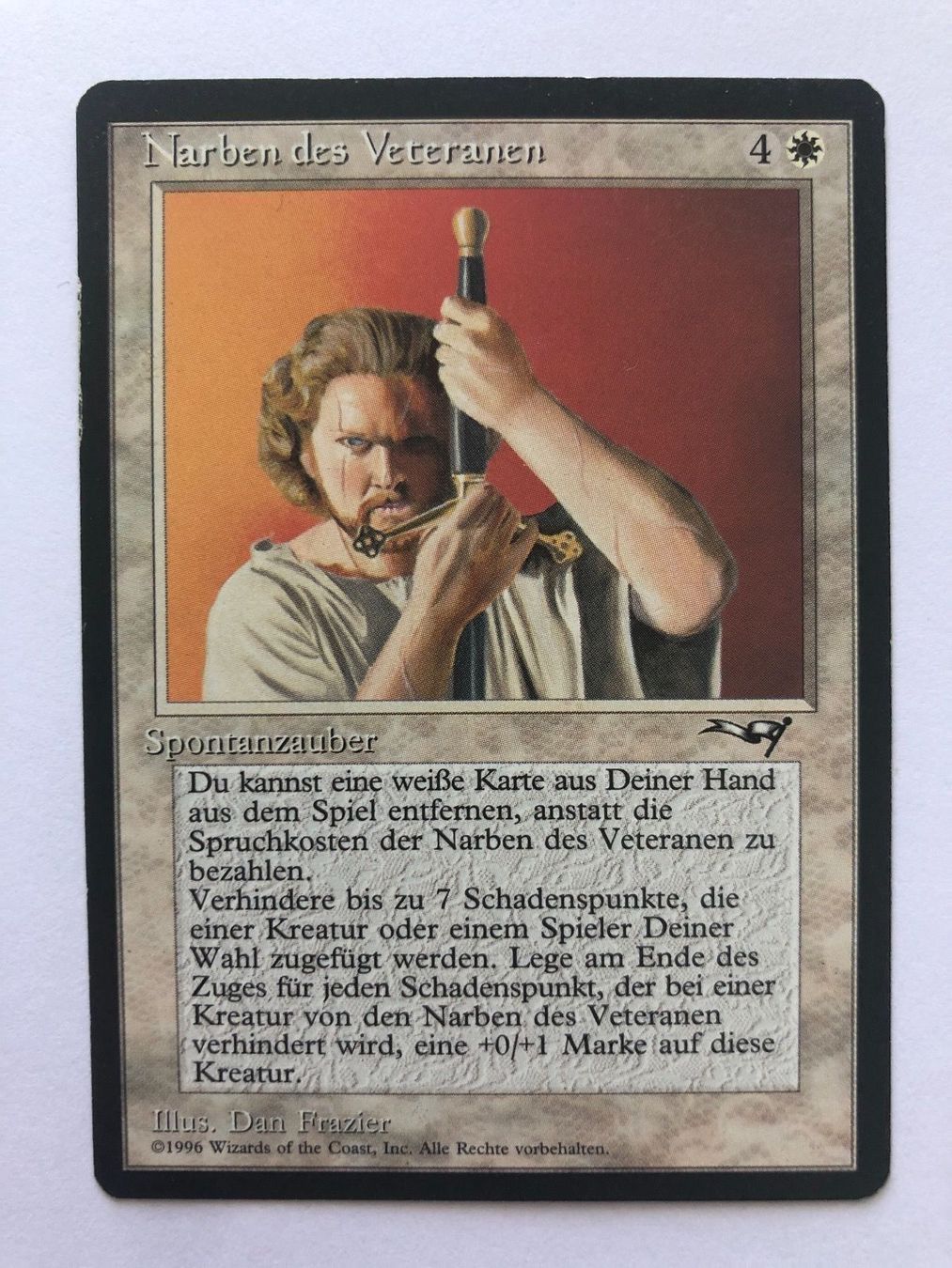 Cartoline: MTG - Narben des Veteranen – Usato da Zürich venduto da T_H_O_M_A_S