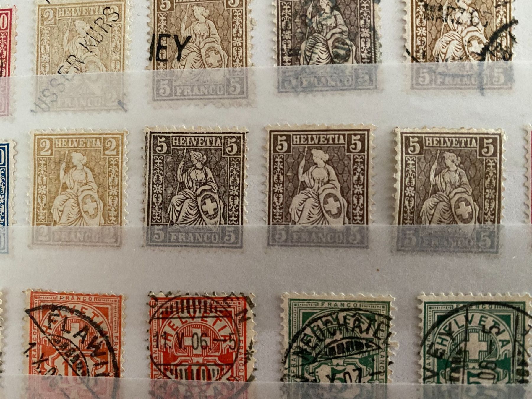 Tutti i francobolli: Sammelmarken Schweiz, diverse, – Usato da matten b. interlaken venduto da jfran17 4