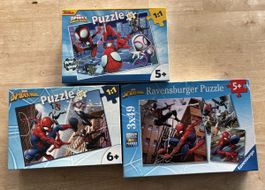 3 Puzzle Spider Man Marvel Ravensburger 5 6 Jahre spidey