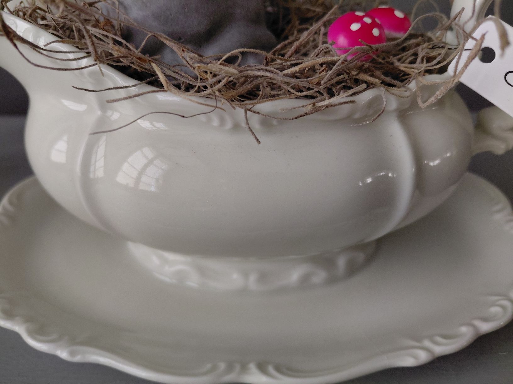 Tutte le decorazioni: Alte Sauciere mit Betonmaus – Nuovo (secondo la descrizione) da Wallisellen venduto da Muggeli1970 3