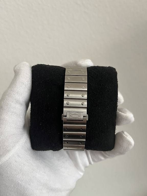 Cartier Uhren: * Cartier Santos Blue Dial | Full Set | Under Retail – Gebraucht aus Hombrechtikon von Alphex_Time 1