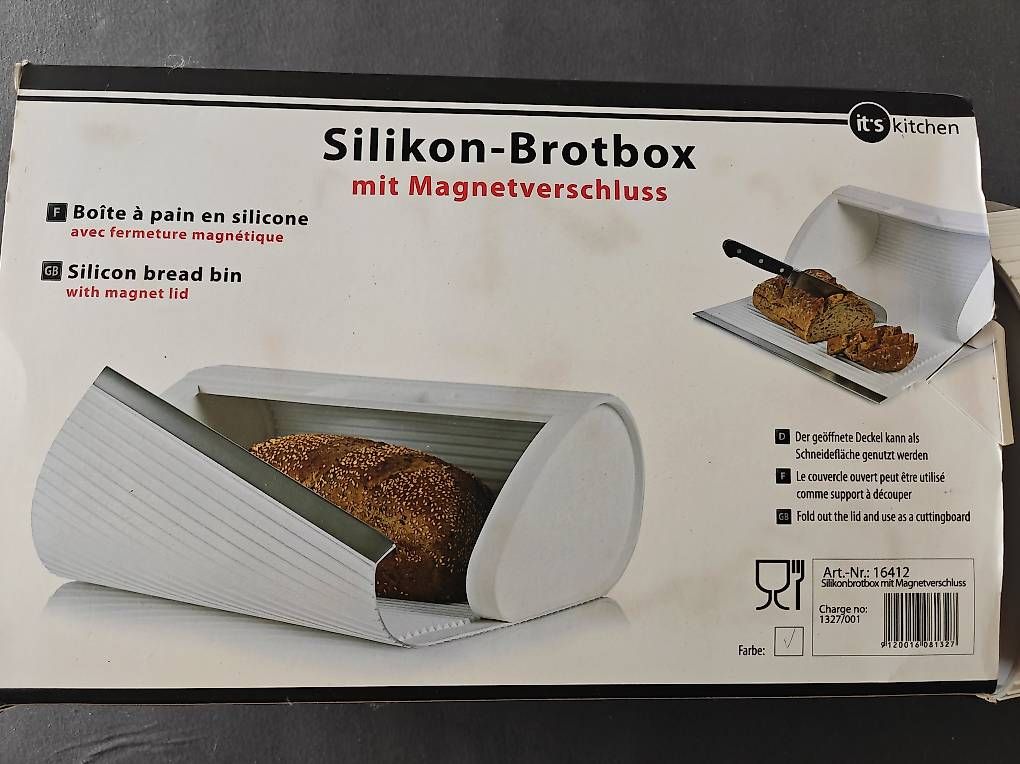 Elettrodomestici da cucina: NEU: Silikon Brotbox mit Magnetverschluss – Nuovo (secondo la descrizione) da Pfaffnau venduto da Rumpelstilzchen2