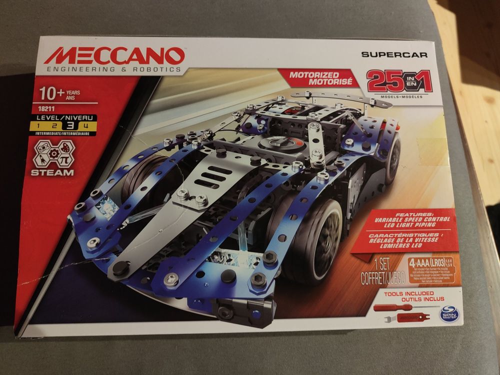 Affiche Concours MECCANO D'avant-guerre - 45x56 Cm - Originale