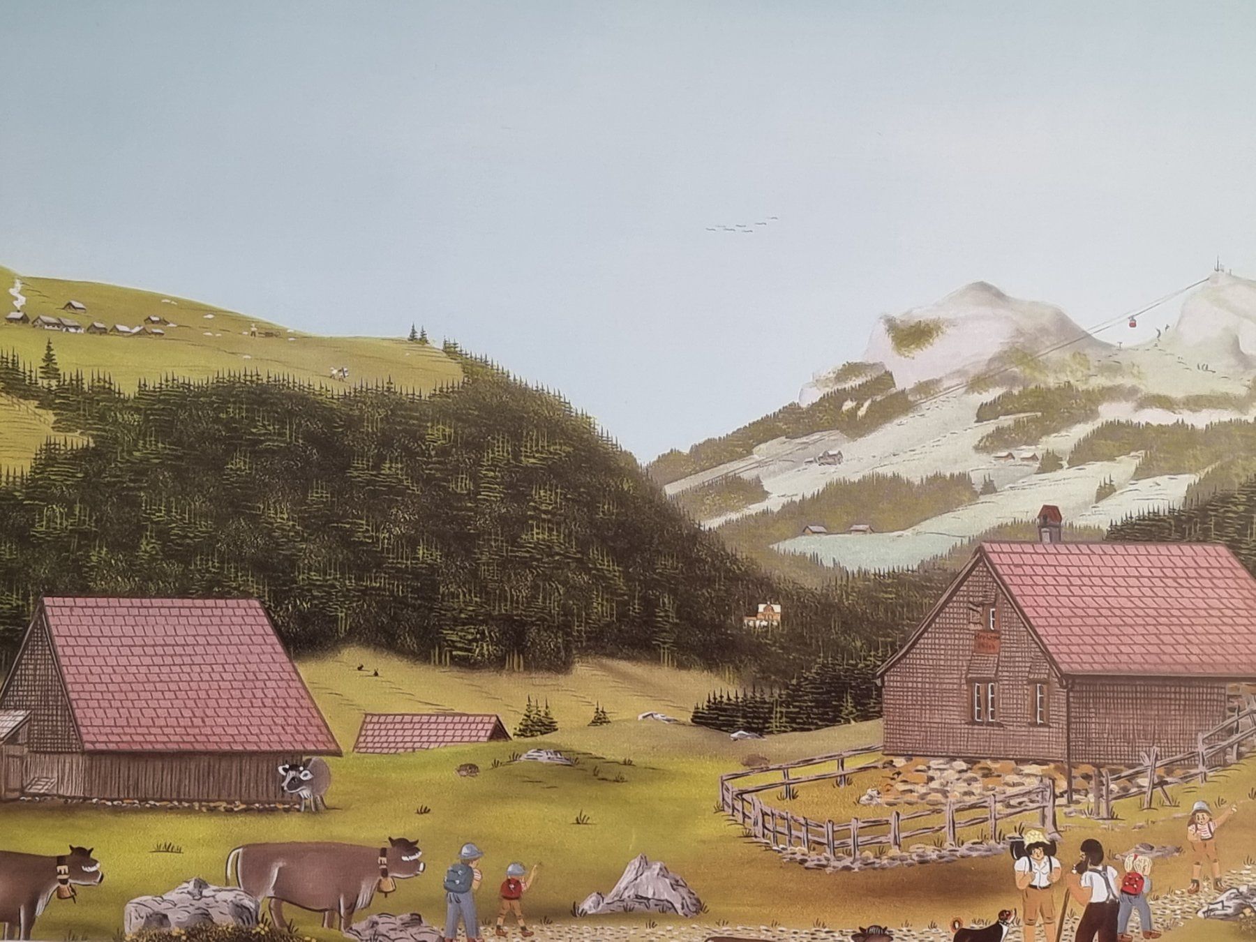 Foto & Immagini: BARBARA BILD HINTER PASSEPARTOUT MONTIERT MIT RAHMEN – Usato da Gersau venduto da grafik-kunst 1