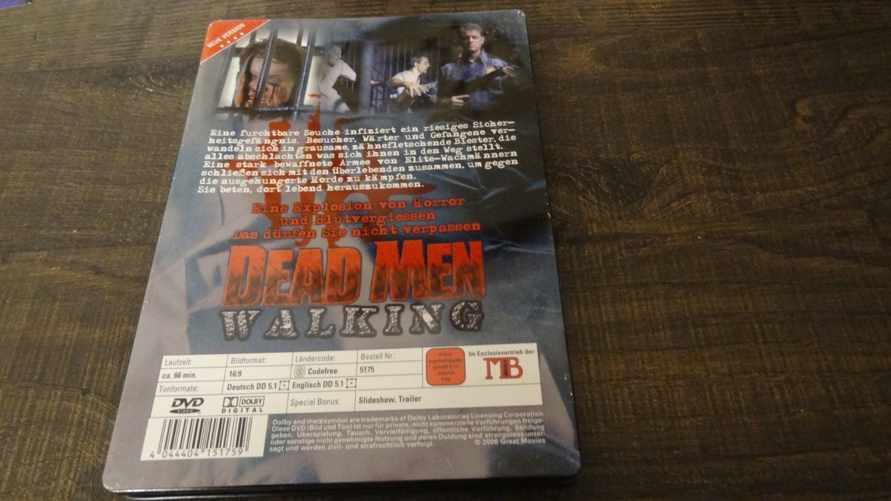 Tutti i DVDs: Dead Men Walking Steelbook DVD – Usato da Olten venduto da Disc-Verkauf 3