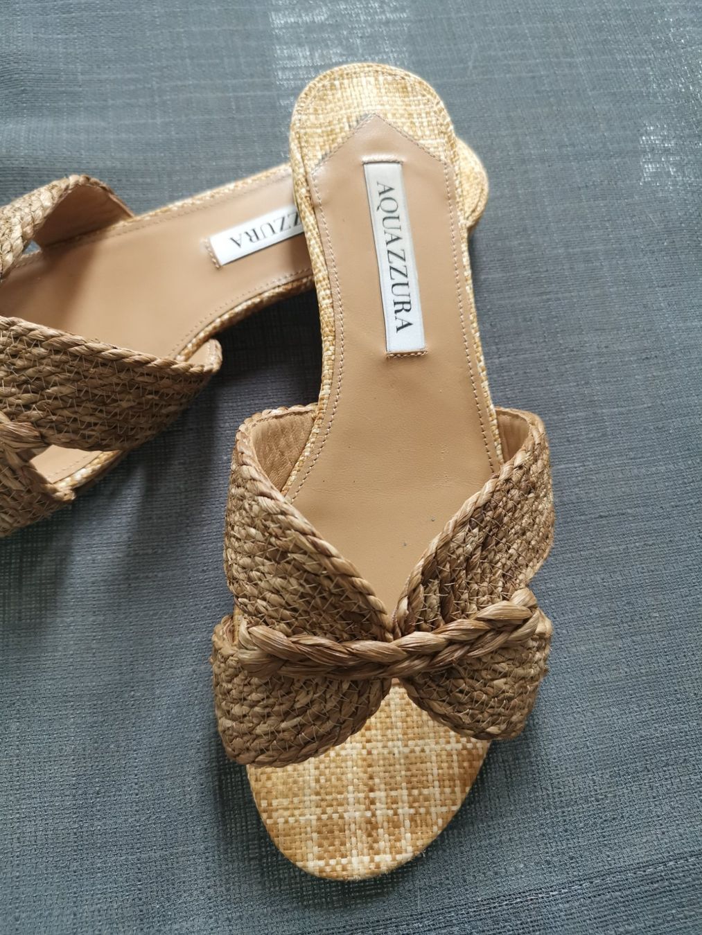 Aquazzura Damenschuhe: Aquazurra Bast Sandale 36.5 – Gebraucht aus Fehraltorf von freeform2020 3