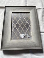Grey Wood Picture Frame, Rustic Cottage Decor