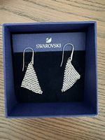 Swarovski Ohrhänger Fit  Kristallmesh, dreieckig, silber