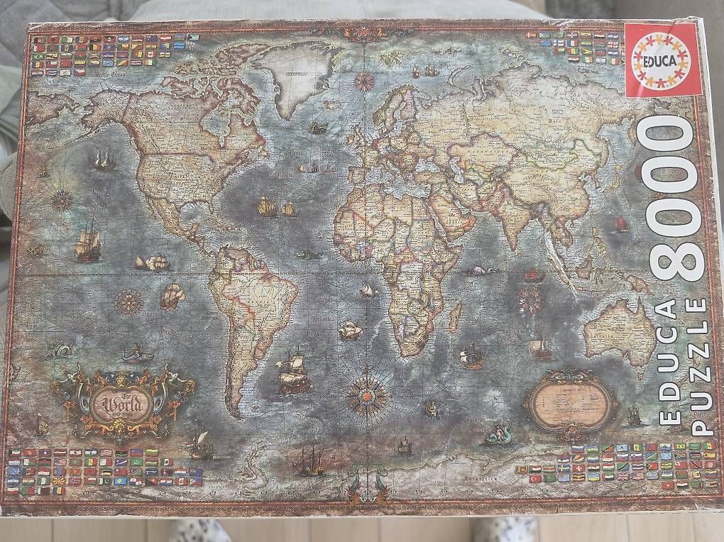 Educa Puzzle: Puzzle 8000 pezzi - World map – Usato da Locarno venduto da ran_c5zb