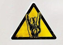 HEAVY METAL  (Aufkleber, gross)
