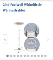 Wärmestrahler für Wickeltisch 