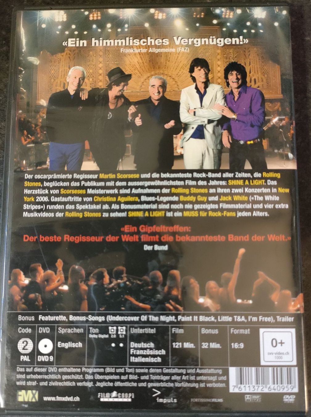 Tutti i DVDs: Musik DVD Rolling Stones "Shine a Light" – Usato da Rheineck venduto da simfu 1