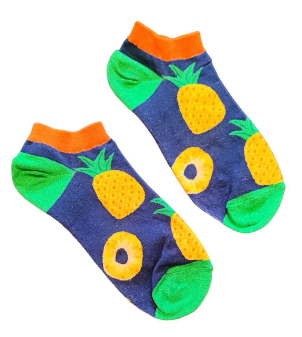 Calze: Sneaker-Socken Ananas / Früchte / Fruits – Nuovo e nell'imballaggio originale da Zürich venduto da amysmith