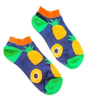 Sneaker-Socken Ananas / Früchte / Fruits