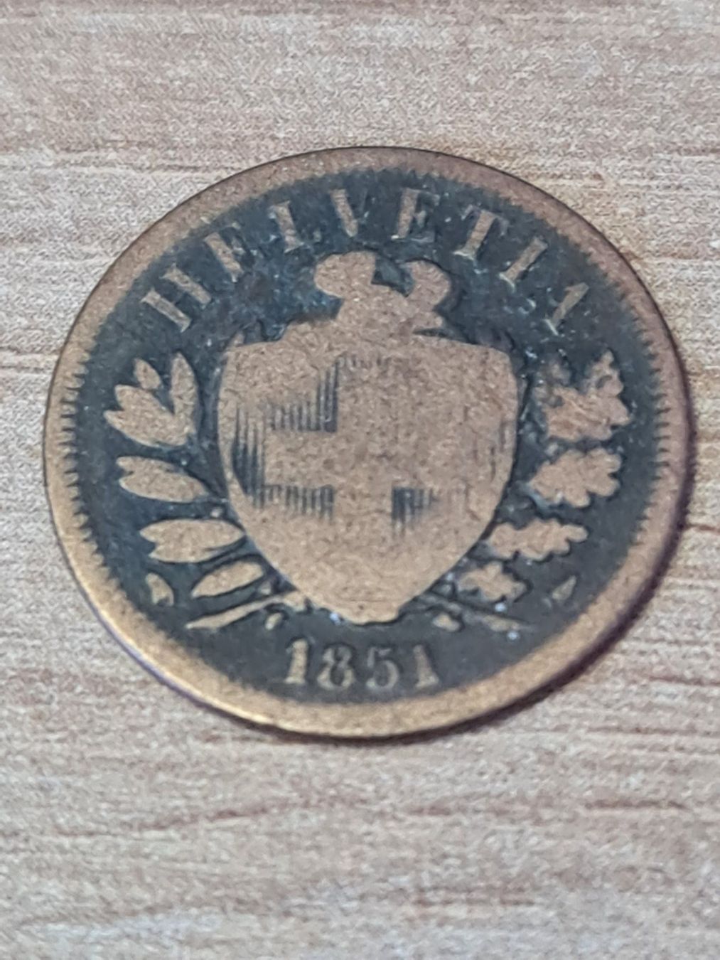 Tutti le monete: SCHWEIZER MÜNZEN 2 RAPPEN 1850 + 1851 – Usato da Windisch venduto da MarcelS01 4