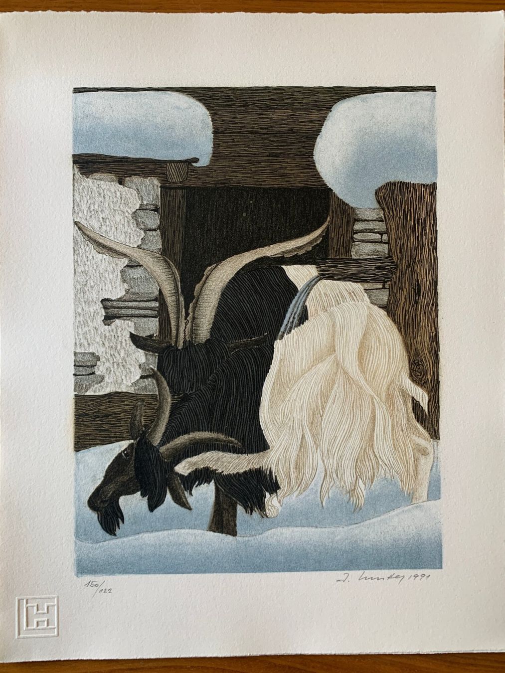 Grafica & Litografie: Lithographie Anton Mutter, Beim Brunnentrog – Nuovo (secondo la descrizione) da Sargans venduto da aebi081