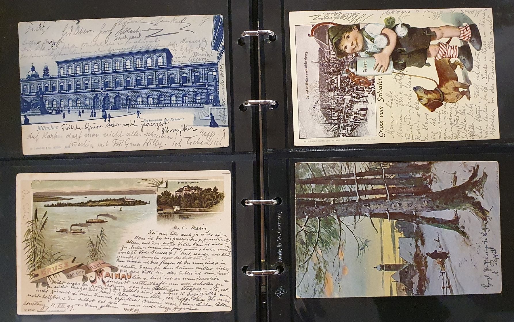 Cartoline postali: Album mit alten Ansichtskarten Deutschland – Usato da Kreuzlingen venduto da Rschweiz1 4