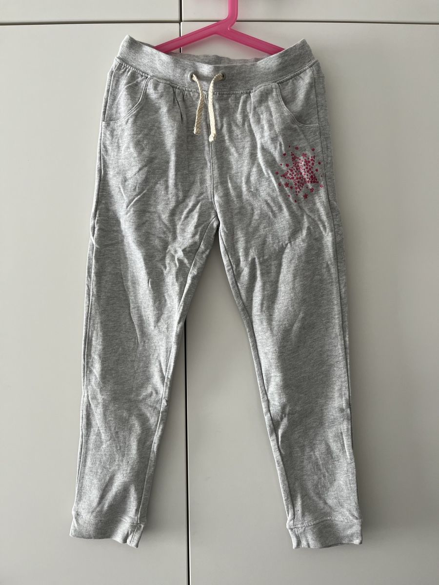 Vertbaudet Pantaloni: Mädchen Jogginghose Gr. 152, grau, Vertbaudet – Usato da Basel venduto da Lila11