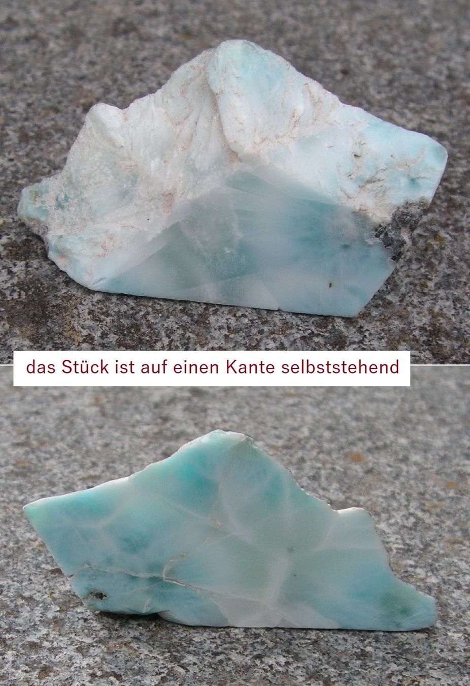 Minerali & Pietre curative: ♥ LARIMAR - ATLANTIS STEIN - SCHEIBE ♥ – Nuovo (secondo la descrizione) da Derendingen venduto da Editka 6