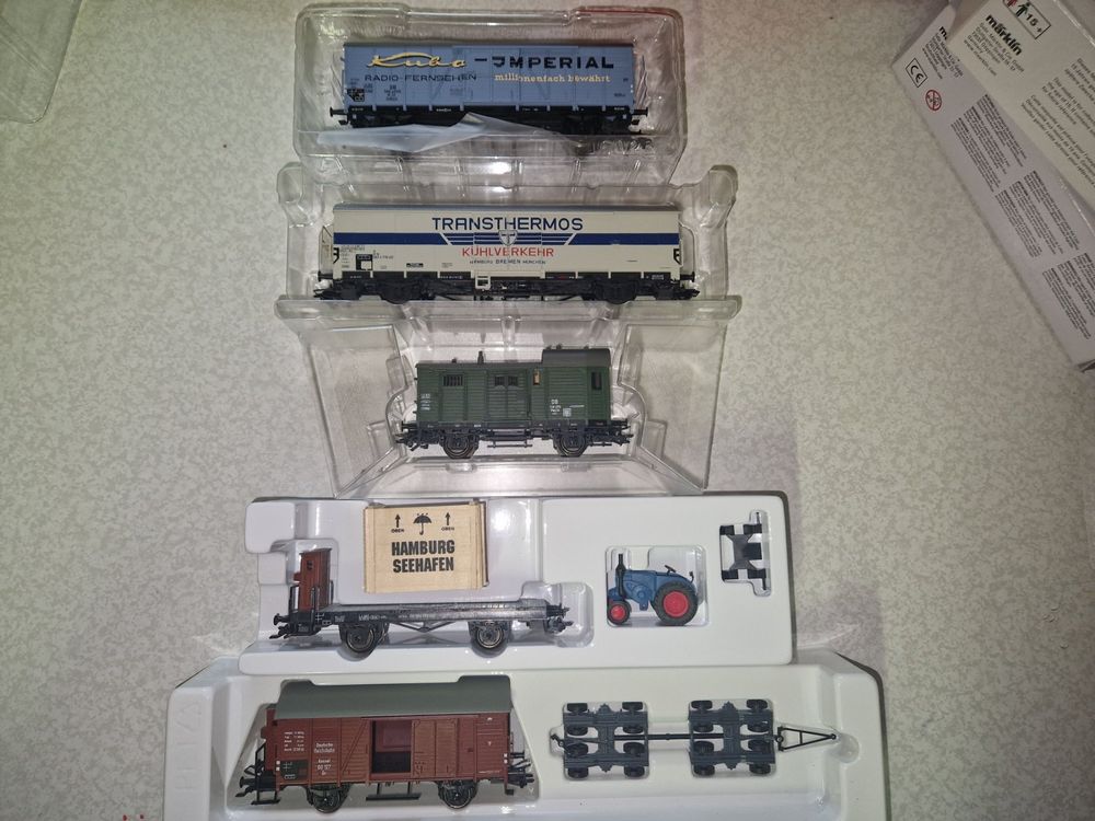 Lot De 3 Wagons De Marchandise Primex Pour Marklin - Occasion