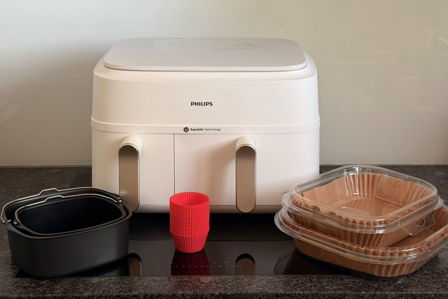 Philips Elettrodomestici da cucina: Philips Dual Basket Airfryer NA353/19 – Usato da Onnens FR venduto da koala2013 1