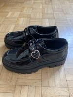 Loafers Lackoptik schwarz Grösse 37 neu