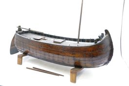 Antikes Modell Boot Schiff Wikinger? Modellboot Holz Schiff