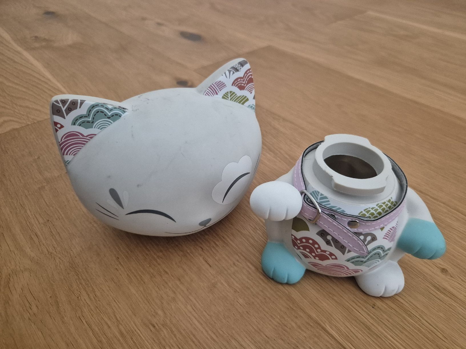 Spardosen: Spardose Glücks-Katze mit Muster  – Gebraucht aus Zuzgen von SaBee91 3