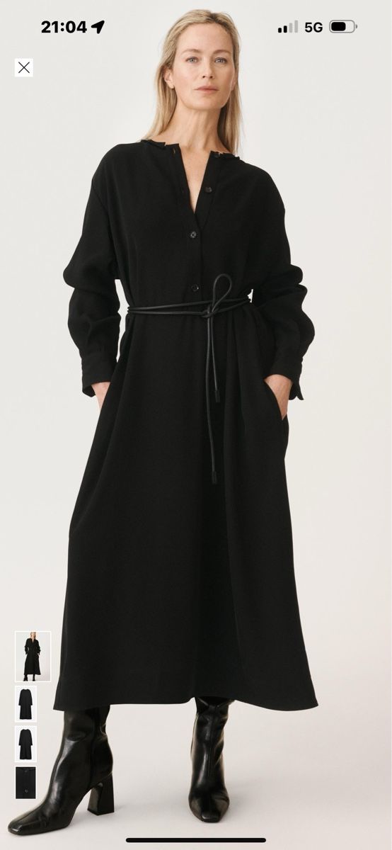 Zara Vestiti: Zara robe longue noire taille M/L – Nuovo e nell'imballaggio originale da Brügg BE venduto da rah_mqh8