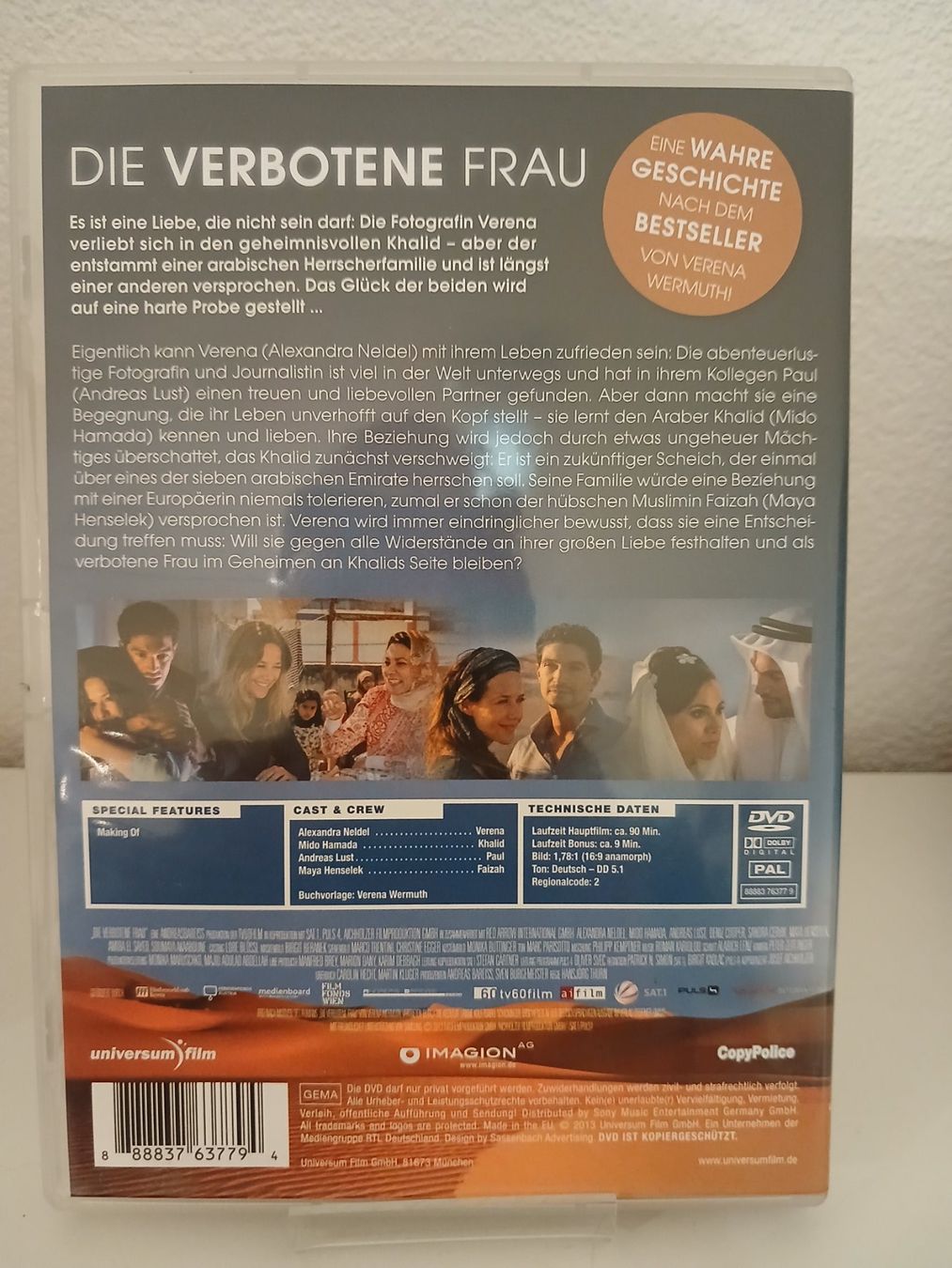 Tutti i DVDs: Die verbotene Frau – Usato da St. Margrethen SG venduto da SamusAran 1