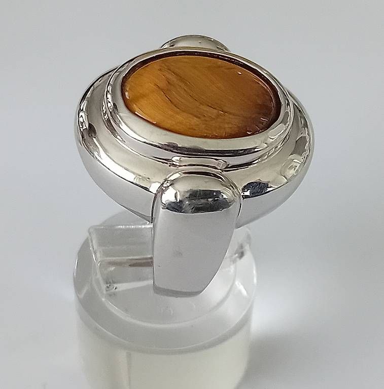 Anelli: Ring Silber mit Tigerauge – Usato da Stans venduto da wer_fd5f 1