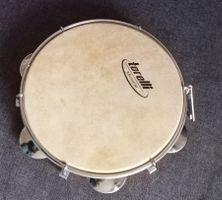 Pandeiro 8 pouces brésilien en cuir neuf!
