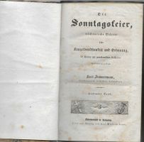 Die Sonntagsfeier von 1837