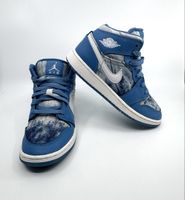 Nike Jordan 1 Mid Washed Denim Gr.36 (Top Zustand)