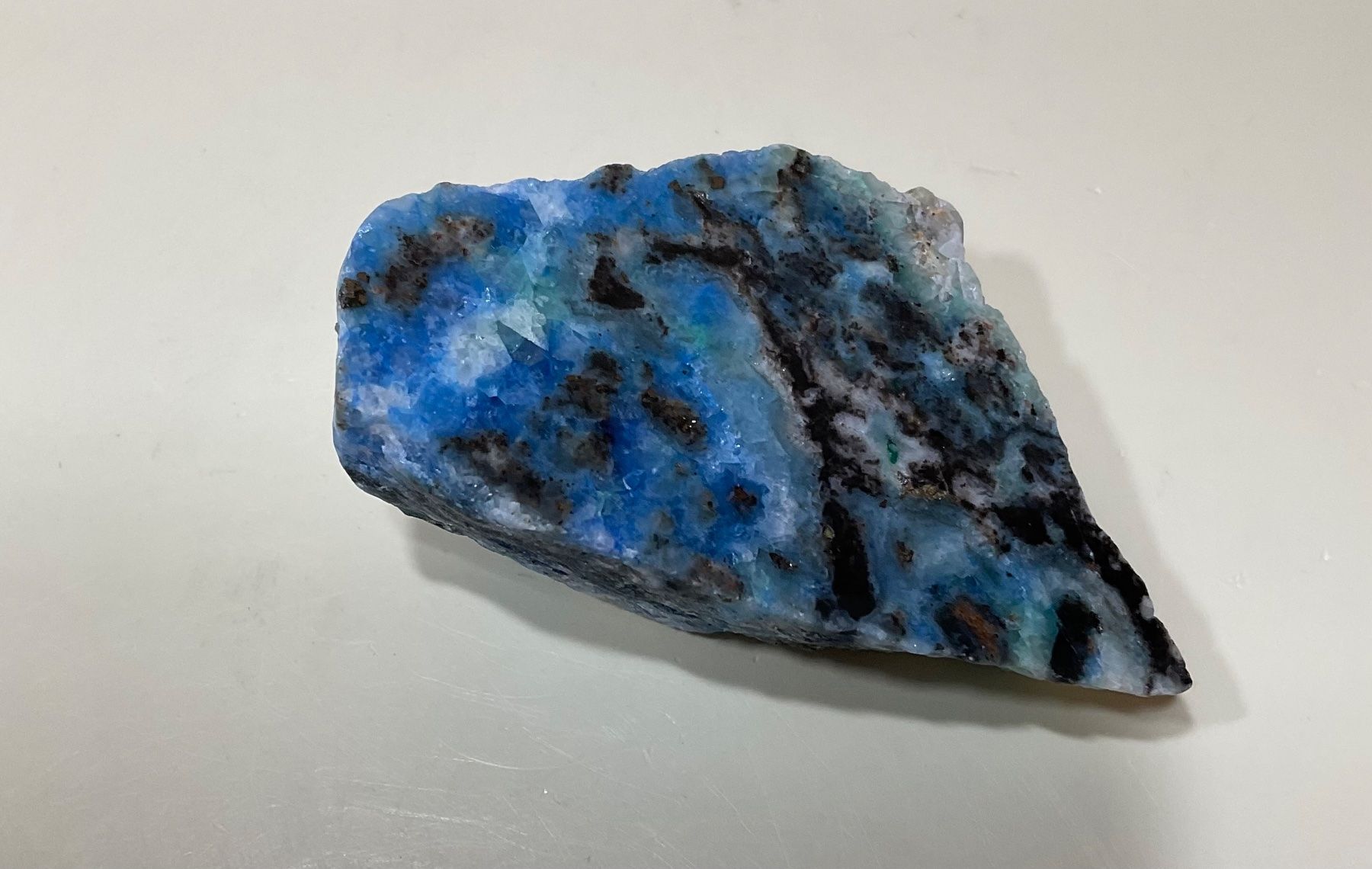 Minerali & Pietre curative: Wunderschöne Azurita Roh Form aus Spanien – Nuovo (secondo la descrizione) da Gibswil venduto da BestePreis 3