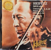 Heifetz - Concerto No.5, Sonata K.378, Quintet K.516