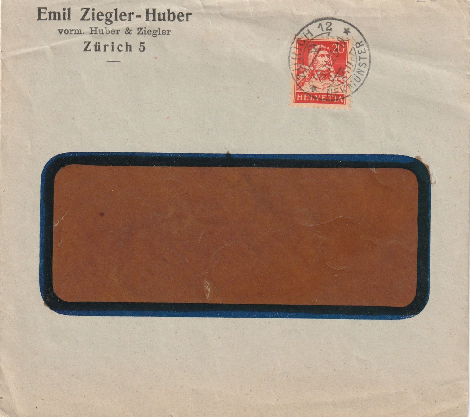 Tous les timbres: Perfinmarke Zu. Nr. 158 auf Brief – D'occasion à Rorschacherberg par fratovi2