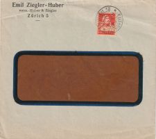 Perfinmarke Zu. Nr. 158 auf Brief