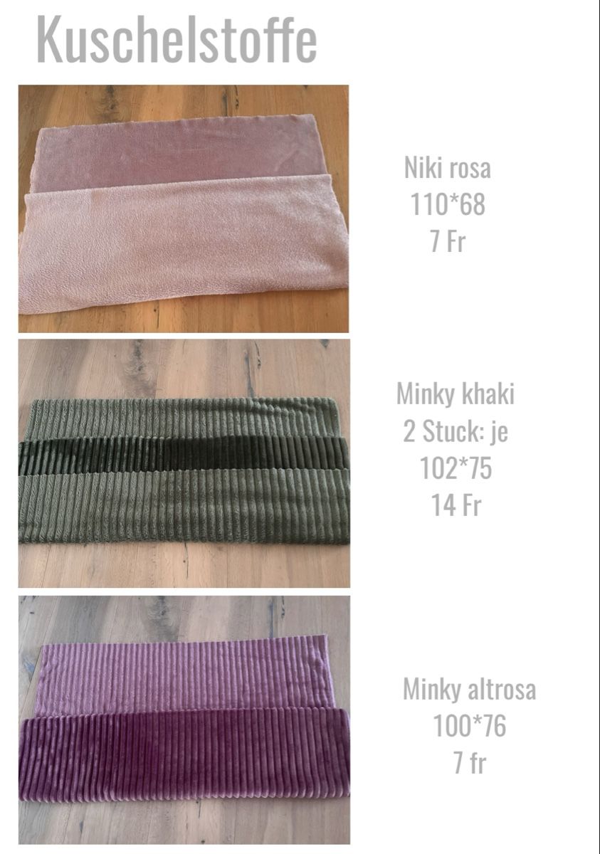 Stoffe: Stoffpaket Jersey und Baumwollstoffe – Neu (gemäss Beschreibung) aus Ennetbaden von AniGl 2