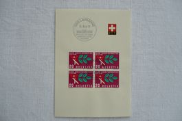 1966 PTT-Faltblatt COMPTOIR, Lausanne