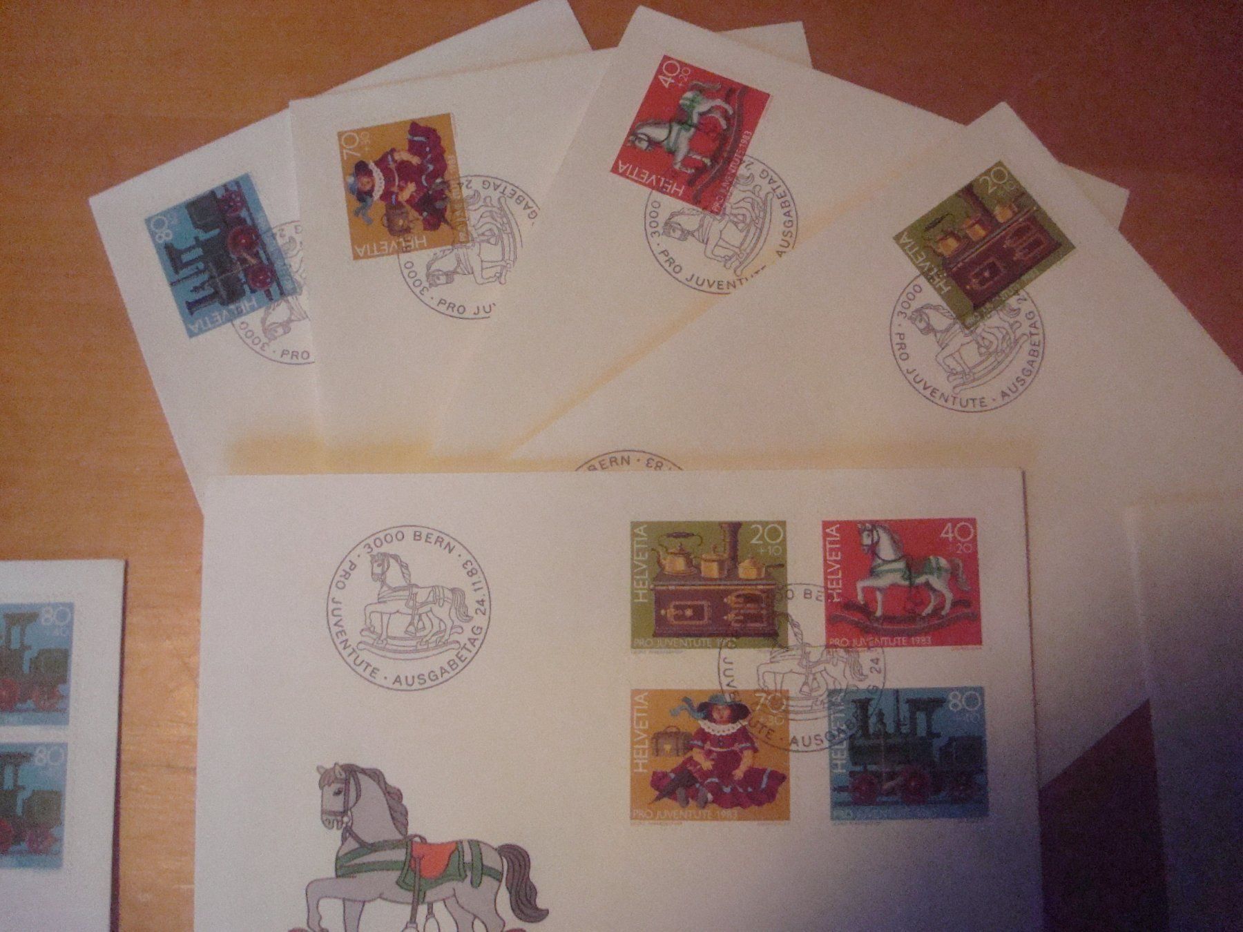 Tous les timbres: PJ 1983 FDC  Serie einzeln und 4er – D'occasion à Gordola par Polentaefung 1