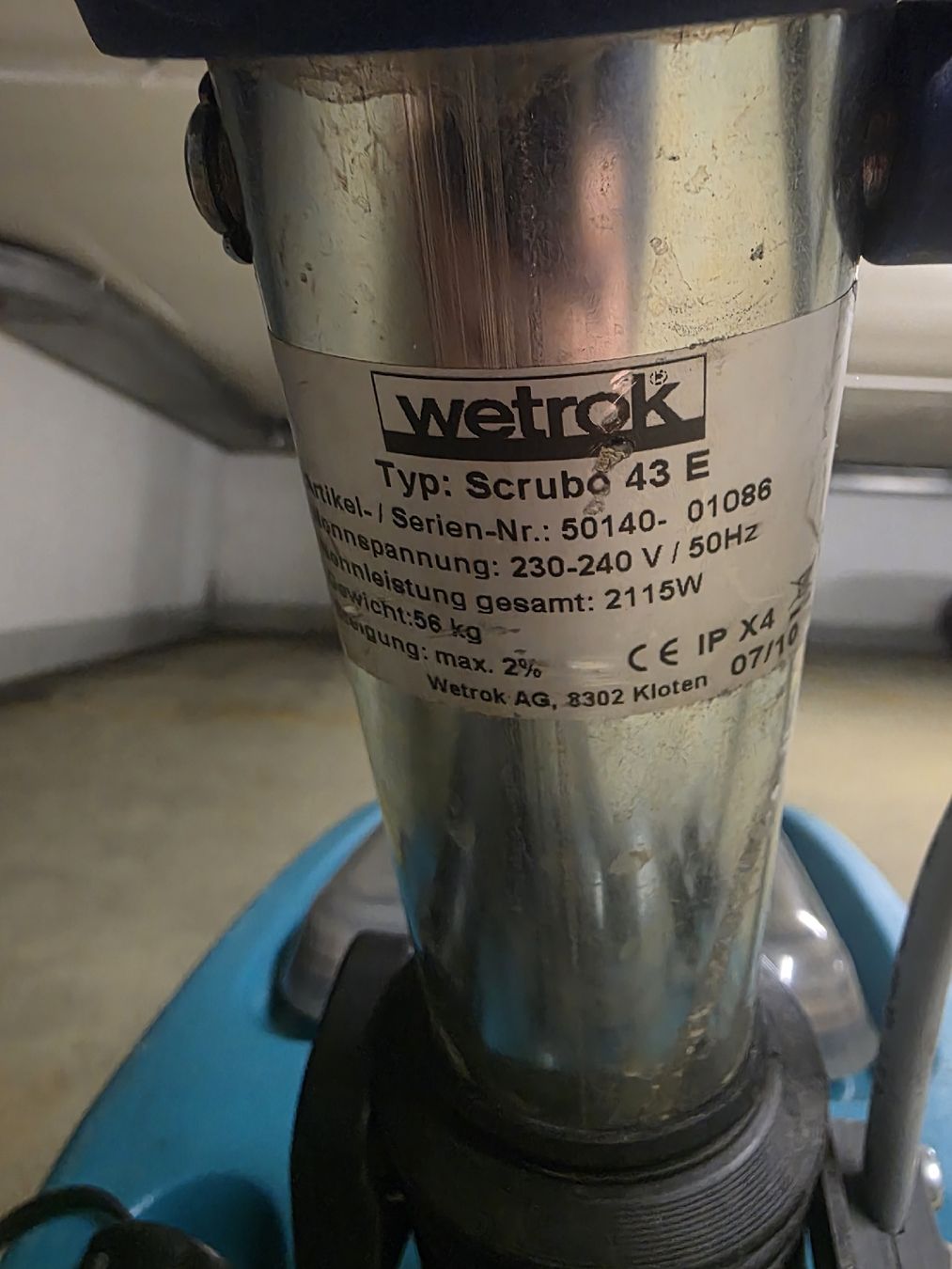 Wetrok Toutes les machines: WETROK SCRUBO 43E SCHEUERSAUGMASCHINE&TASKI CLEANFIX NILSFIX – D'occasion à Zürich par 5183840711 5