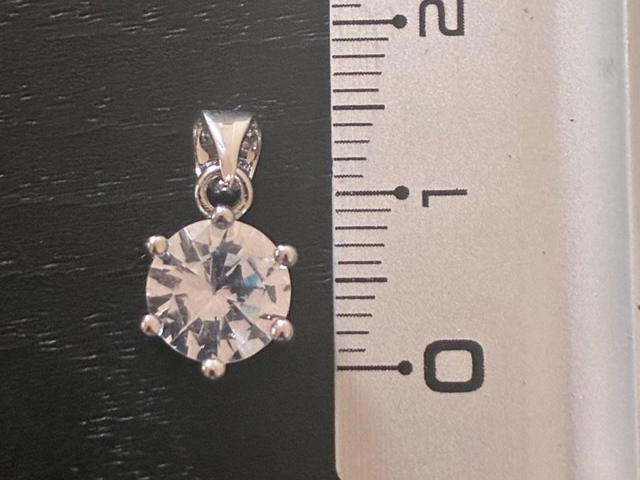 Anhänger: Pendentif Solitaire Argent 925 – Gebraucht aus Praz (Vully) von Footzone.ch 2