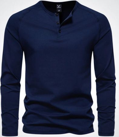 Deux Polos manche longue homme, style décontracté