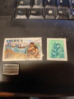 Lot de 2 Timbres rares: Amérique et Noël 1990 ! Chili