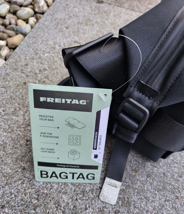 Freitag Warren F670 Crossbody M/FULL BLACK/NEU Neuheit NEU! (Nuovo