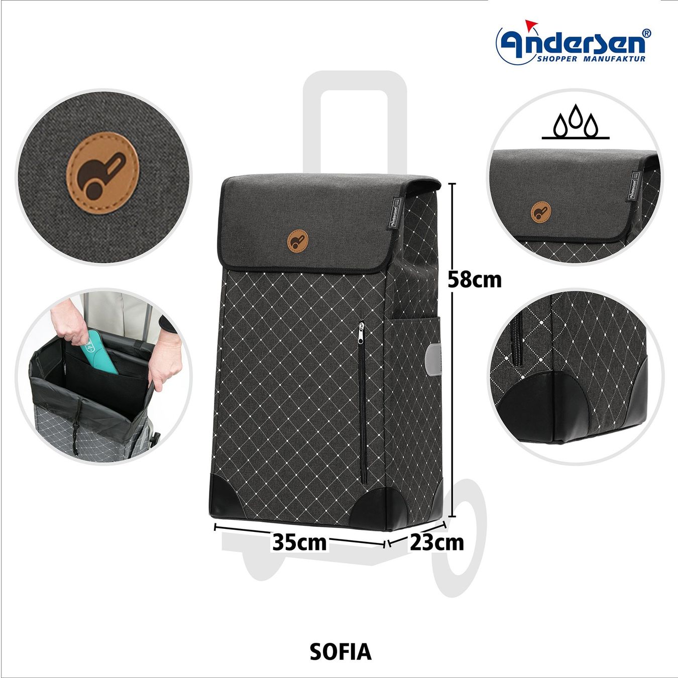 Sonstiges für Haushalt & Wohnen: ANDERSEN Shopper Alu Star SOFIA - Auswahl – Neu (gemäss Beschreibung) aus Kägiswil von nick666 2