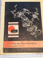 buch, heft, zündapp 2 takt motor bis 75 ccm, 1961