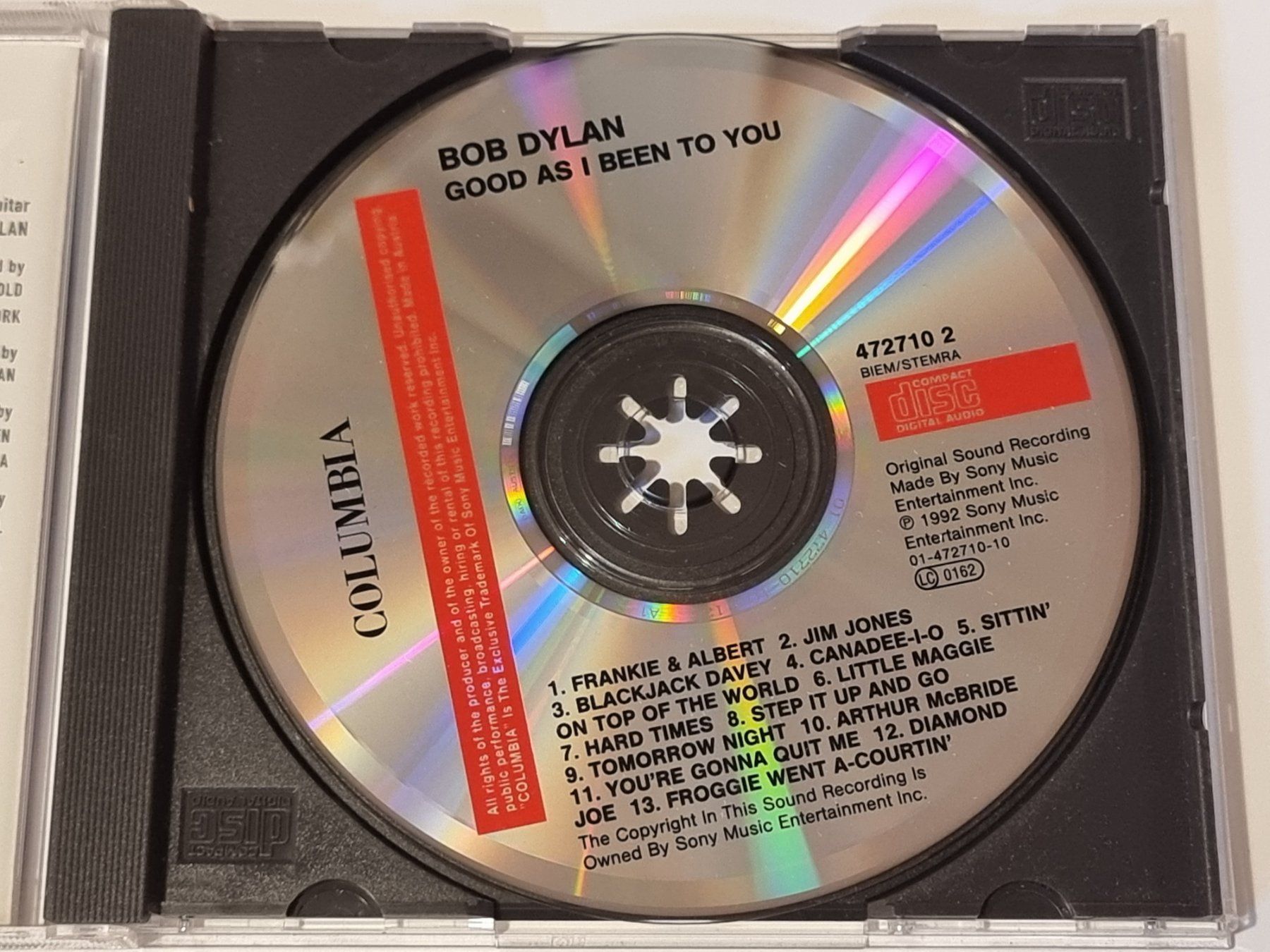 CD: Bob Dylan - Good As I Been To You - CD – Usato da Villigen venduto da Tschachtlan 2